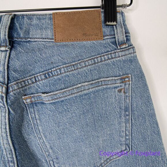 New! Madewell The Petite Curvy '90s Straight Jean rondell wash, size 25P - Picture 11 of 15